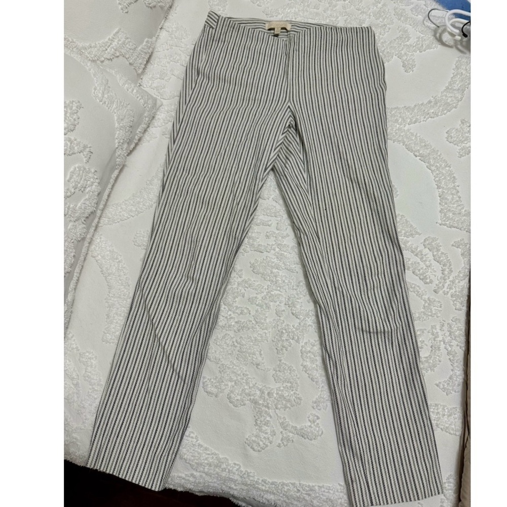Etcetera Black/White Striped Pant size 0